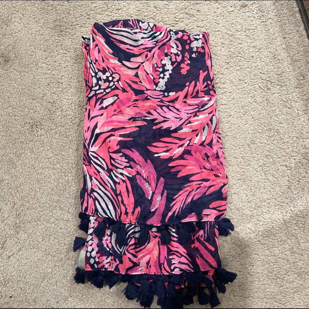 Lilly Pulitzer Infinity Scarf with Tassles